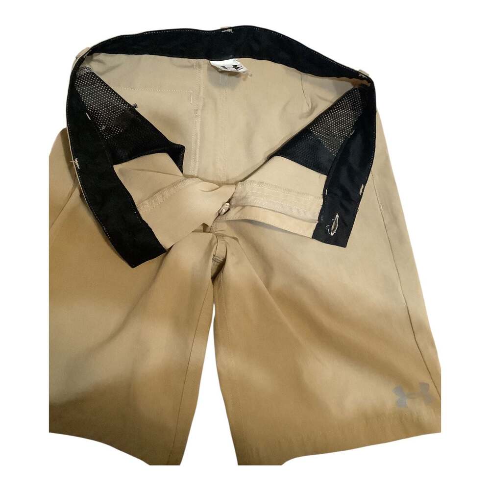 Under Armour Boys Match Play Golf Shorts Khaki Size 10
